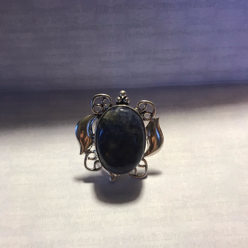 Large Navy Sodalite ring size 8
